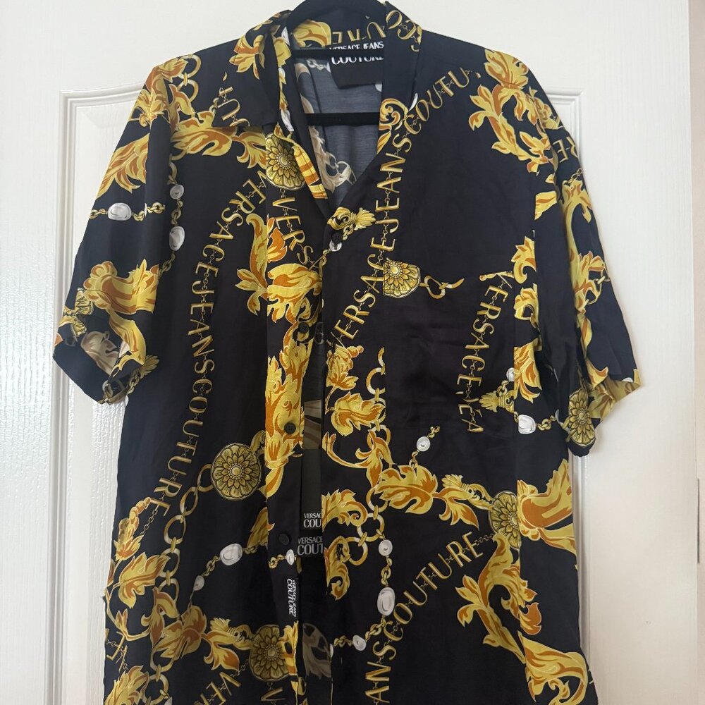 Loose Authentic Versace Dress Shirt